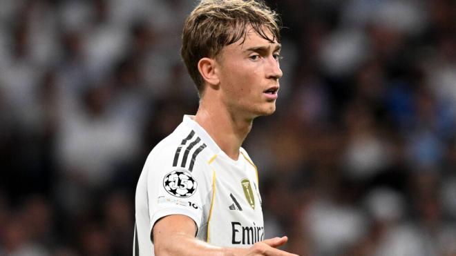 Dean Huijsen, en un partido con el Real Madrid (Cordon Press)