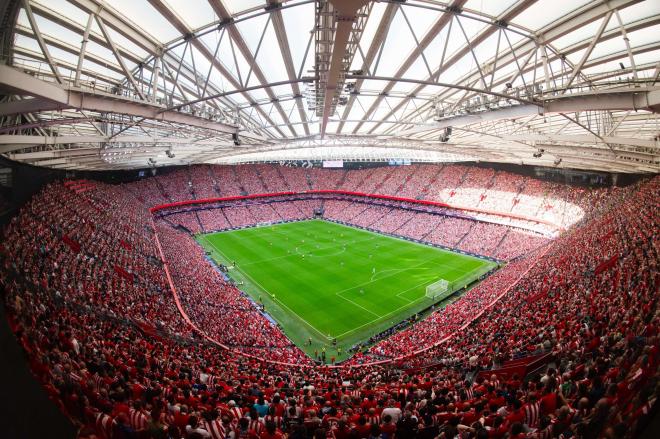 Plano general de San Mamés en la UEFA Champions League (Foto: Athletic Club).