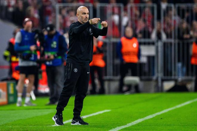 Enzo Maresca dirige el duelo Champions ante el Bayern. (Foto: Cordon Press)
