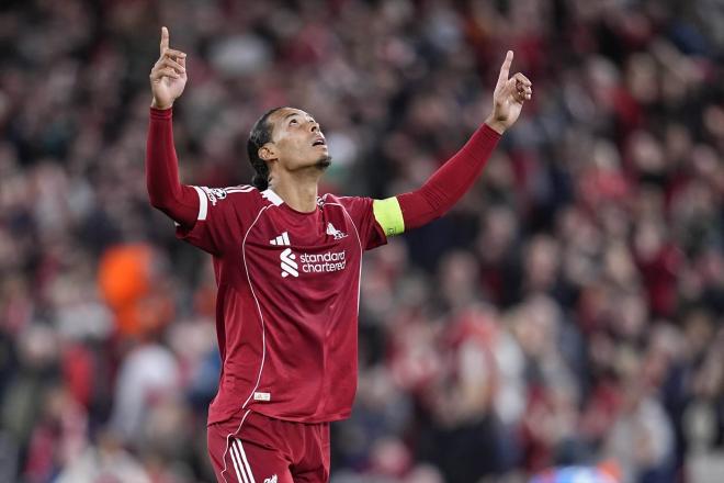 Virgil Van Dijk en el partido ante el Atlético de MAdrid (Foto: Europa Press)
