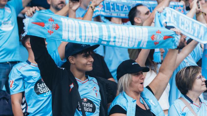 Aficionados del Celta en Balaídos (Foto: Celta).