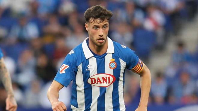 Javi Puado en un partido con el Espanyol (Cordon Press)