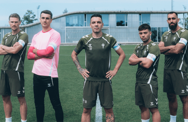 Capitanes del Celta, temporada 2025/26 (Foto: Celta).