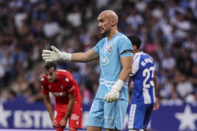Marko Dmitrovic, portero del RCD Espanyol (Foto: Europa Press)