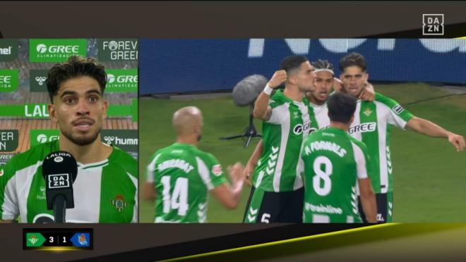 Abde alucina cuando se entera de que el gol no fue suyo.