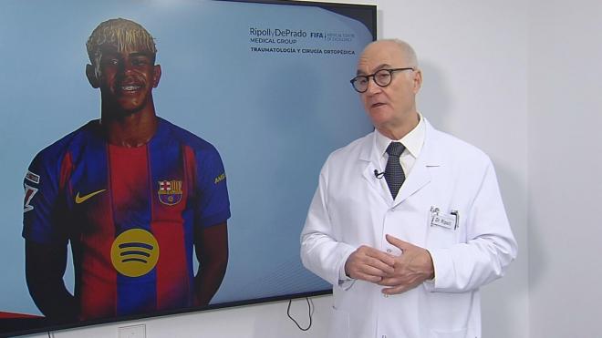 El Doctor Ripoll aclara los detalles de la lesión de Lamine Yamal