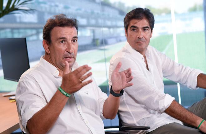 Ángel Haro y López Catalán, en su entrevista para ElDesmarque (Foto: Kiko Hurtado)