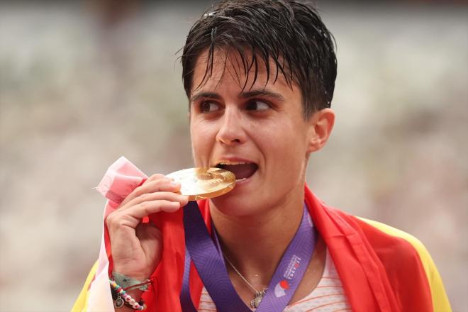 María Pérez, Oro en el Mundial de Atletismo en 20 kilómetros en Tokio (Foto: EuropaPress).