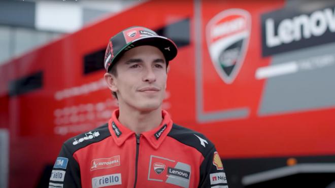 Marc Márquez, en una entrevista (Foto: MotoGP).