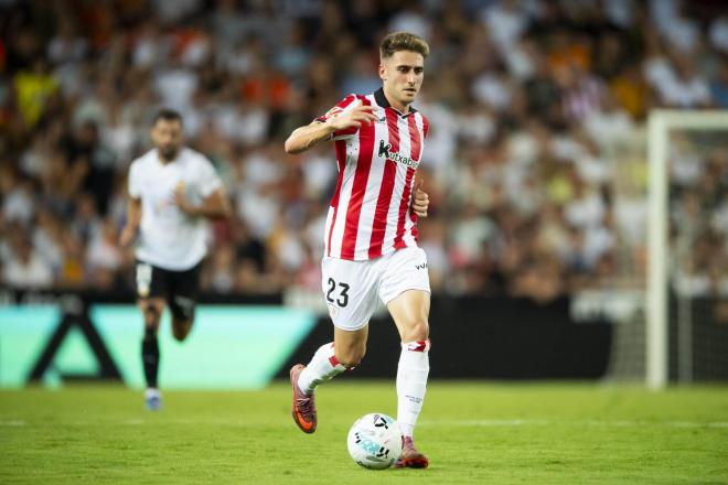 Robert Navarro la juega en Mestalla ante el Valencia (Foto: Athletic Club).