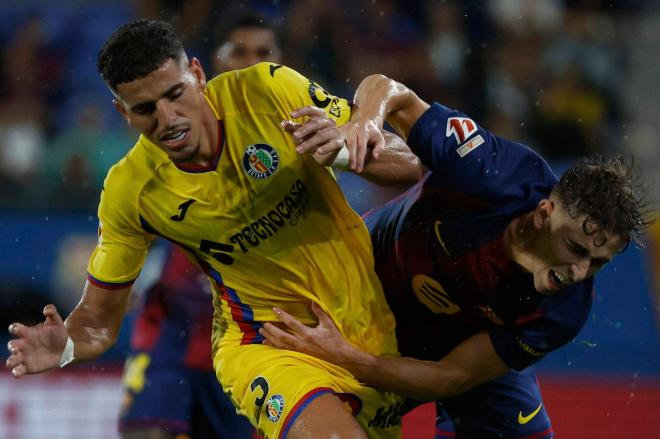 Fermín López durante el Barça - Getafe (Foto: Cordon Press)