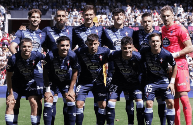 Once titular del Celta ante el Rayo (Foto: LaLiga).