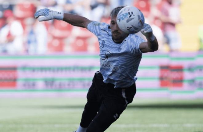 Andrei Radu en Vallecas (Foto: LaLiga).