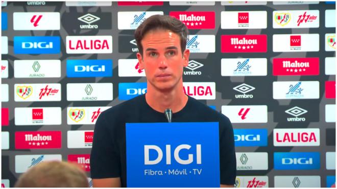 Íñigo Pérez, en rueda de prensa.