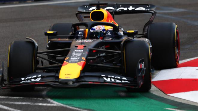 Max Verstappen, en Bakú (Foto: Red Bull).