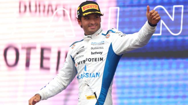 Carlos Sainz, en Bakú (Foto: F1).