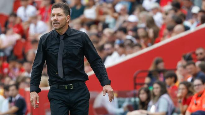 Diego Pablo Simeone en el Mallorca - Atlético de Madrid (Foto: EFE)