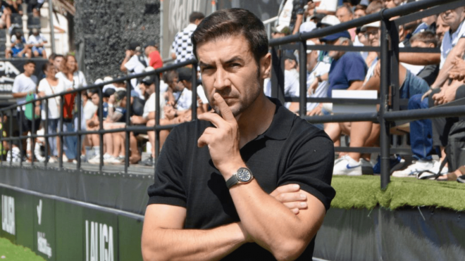 Gabi Fernández, en el Ceuta-Zaragoza (Foto: LaLiga).