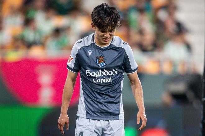Take Kubo, en el Betis-Real Sociedad (Foto: Cordon Press).