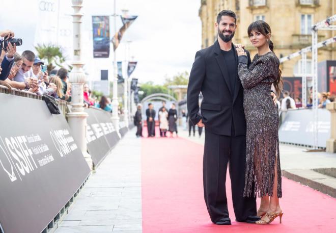 Isco Alarcón y Sara Sálamo, en el Festival de Cine de San Sebastián (Foto: EFE).
