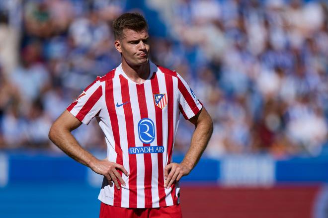 Sorloth, en su partido ante el Alavés. Fuente EuropaPress