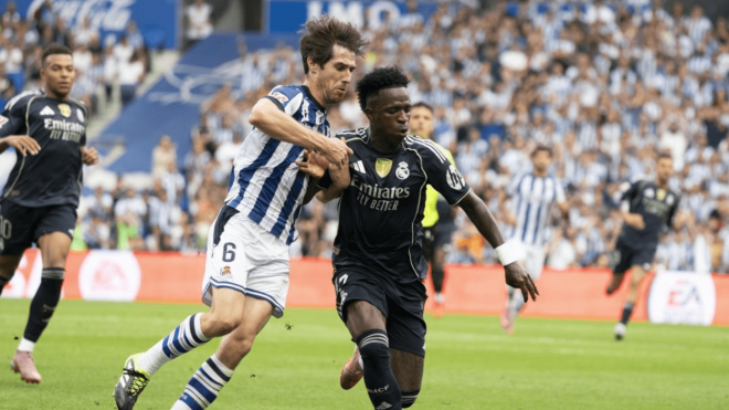 Aritz Elustondo, en el Real Sociedad-Madrid (Foto: Cordon Press).