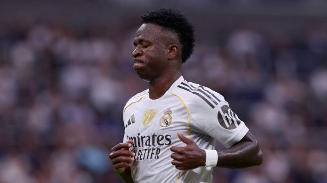 Vinicius en un partido con el Madrid (Corodn Press)