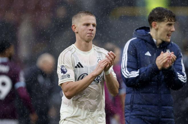 Oleksandr Zinchenko, con el Forest (Foto: Cordon Press).