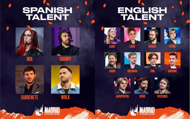 Casters españoles en LEC Summers Finals Madrid