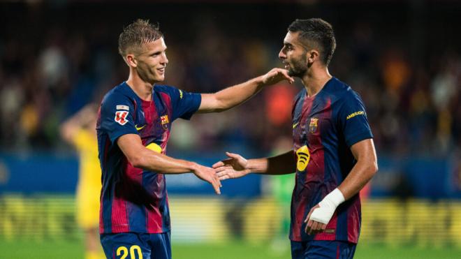 LALIGA ha denunciado lo sucedido en uno de los goles de Dani Olmo en el Barcelona-Getafe (Cordon Press).