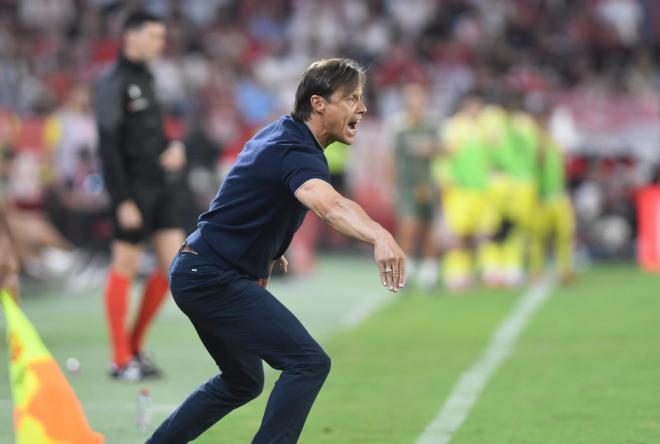 Matías Almeyda, ante el Villarreal (Foto: Kiko Hurtado).