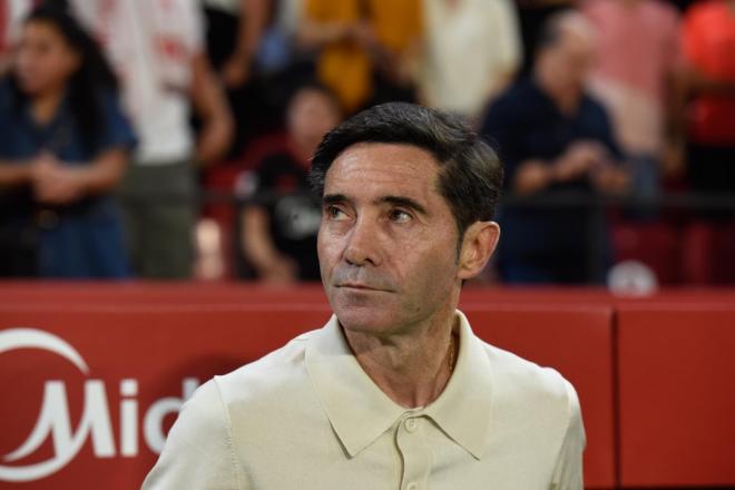 Marcelino García Toral, en el Sevilla-Villarreal (Foto: Kiko Hurtado).