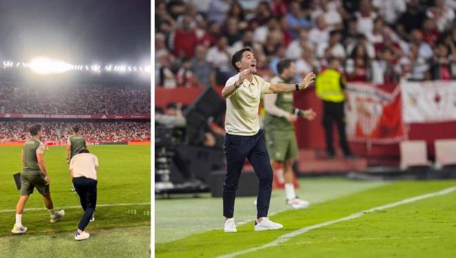 Marcelino García Toral, en el Sevilla-Villarreal.