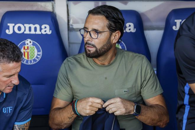 José Bordalás, en el Getafe-Alavés (Foto: LaLiga).