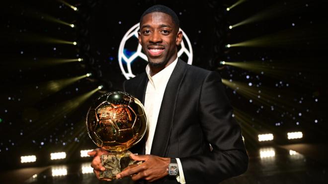 Ousmane Dembélé con el Balón de Oro 2025 (Cordon Press)