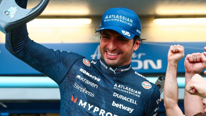 Carlos Sainz, en Bakú (Foto: @carlossainz55).