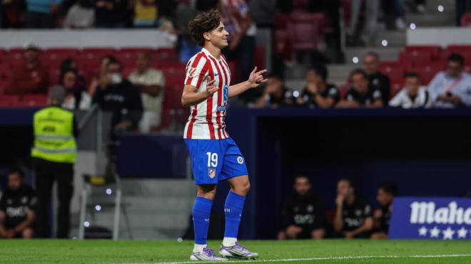 Julián Álvarez celebrando un gol (Europa Press)