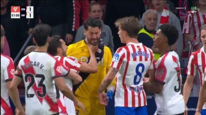 Koke y Augusto Batalla en el Atleti-Rayo (Movistar+)