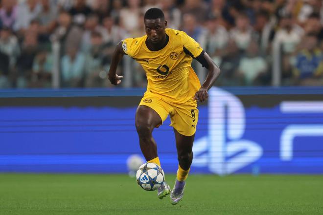 Serhou Guirassy en un partido de la Bundesliga (Cordon Press)