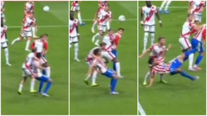 Nico González y Balliu en el Atleti-Rayo (Movistar+)