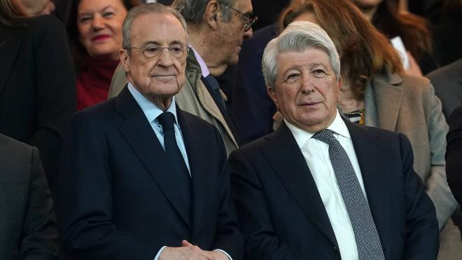 Florentino y Cerezo en el Metropolitano (Cordon Press)