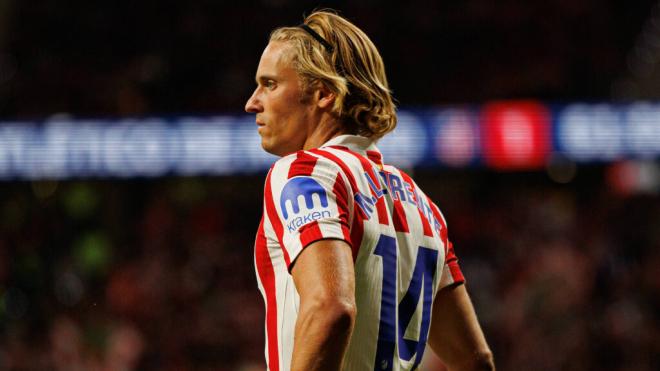 Marcos Llorente en un partido del Atlético de Madrid (Cordon Press)