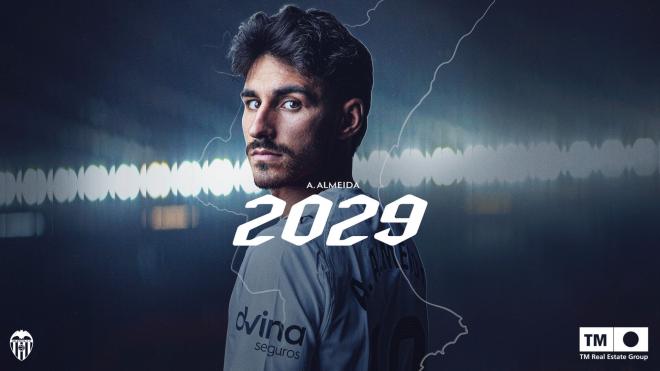 André Almeida renueva (Foto: Valencia CF)