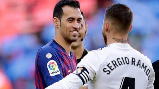 Sergio Busquets y Sergio Ramos (Foto: X)