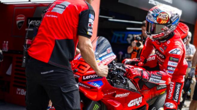 Marc Márquez, en Motegi (Foto: Ducati).