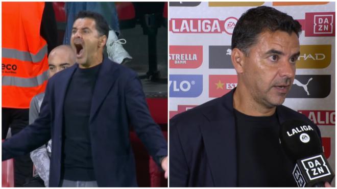 La transformación de Míchel en el Girona-Espanyol, de los gestos a la confianza (DAZN).