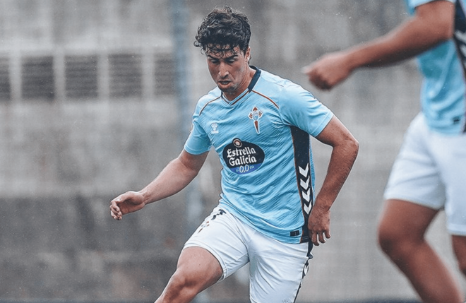 Hugo González en Barreiro (Foto: Celta).