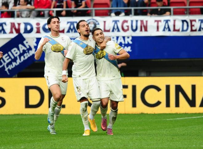 Yeremay celebra su gol en el Eibar-Deportivo (Foto: LALIGA).