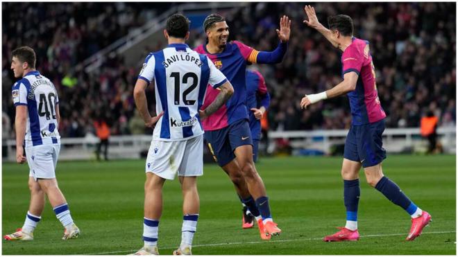 Imágenes de un FC Barcelona - Real Sociedad. (Cordon Press)