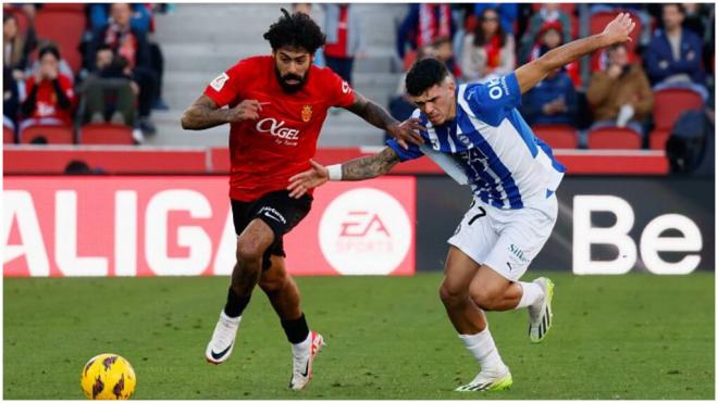 Imágenes de un RCD Mallorca - Deportivo Alavés. (Cordon Press)